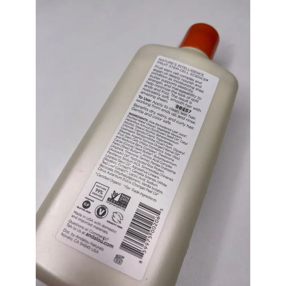 Andalou Naturals Argan Oil & Shea Moisture Rich Conditioner, 11.5oz New & Unused